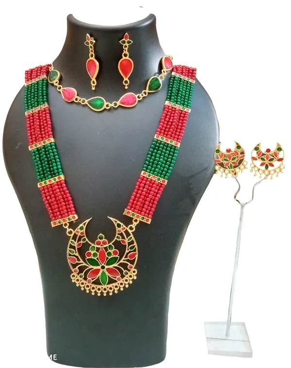 Assamese_Traditional_Multi_Colour_Junbiri_And_Golpata_Combo_Set_Jewellery_Set_For_Women_&_Girl